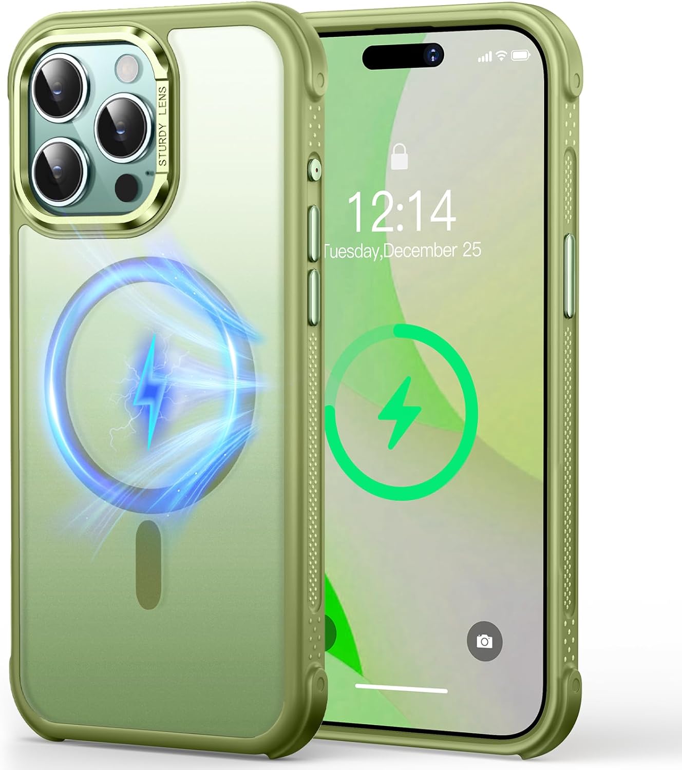 【360° Spin Magnetic Stand】 Case for iPhone 14 Pro Max 【Fit for Mag&Safe】 Cover with Ring Holder 【No-Yellow Crystal Clear】 Shockproof Anti-Scratch Slim Fit Protective 14 Pro Max Phone Cases - Black