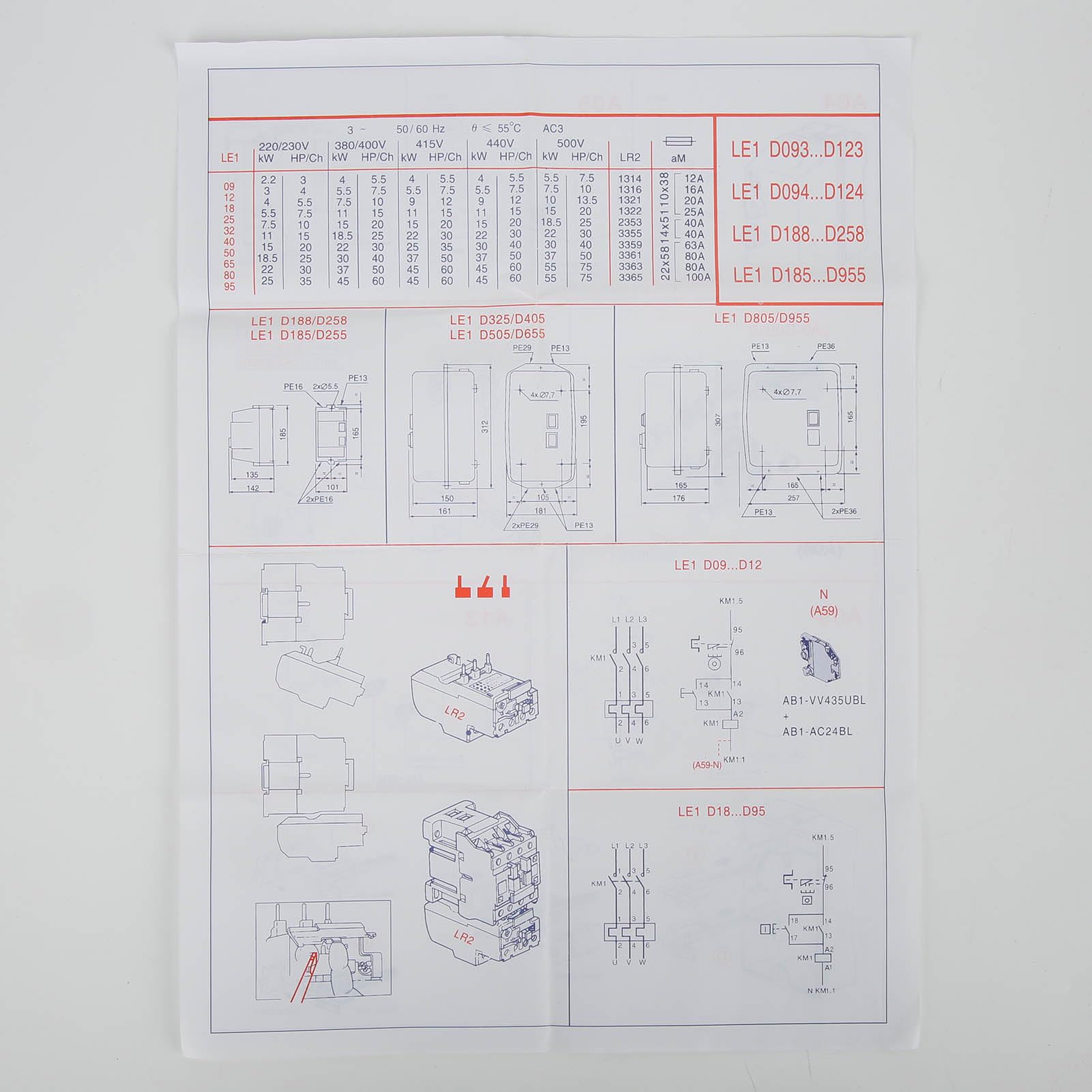 Avviatore Controllo Motore Magnetico 23-32A 220-230V Monofase per Avviamento Motori Elettrici Industriali