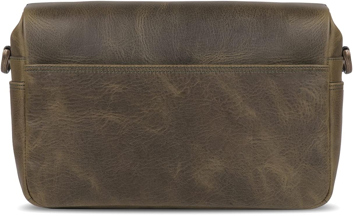 Hot Deals MegaGear Torres Genuine Leather Camera Messenger Bag for Mirrorless, Instant and DSLR Cameras