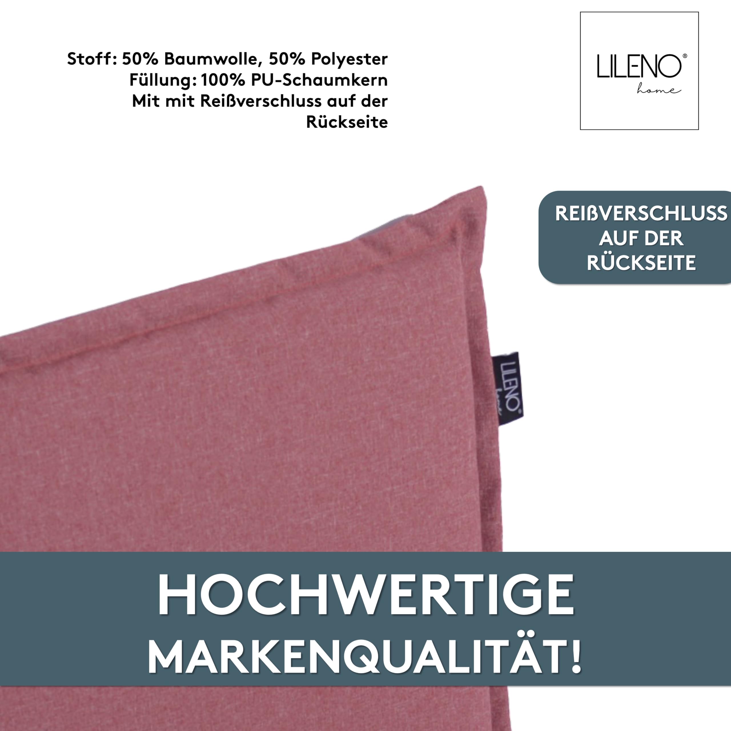 LILENO HOME MALT Tuinstoelkussens als 1-delige set - stoel met hoge