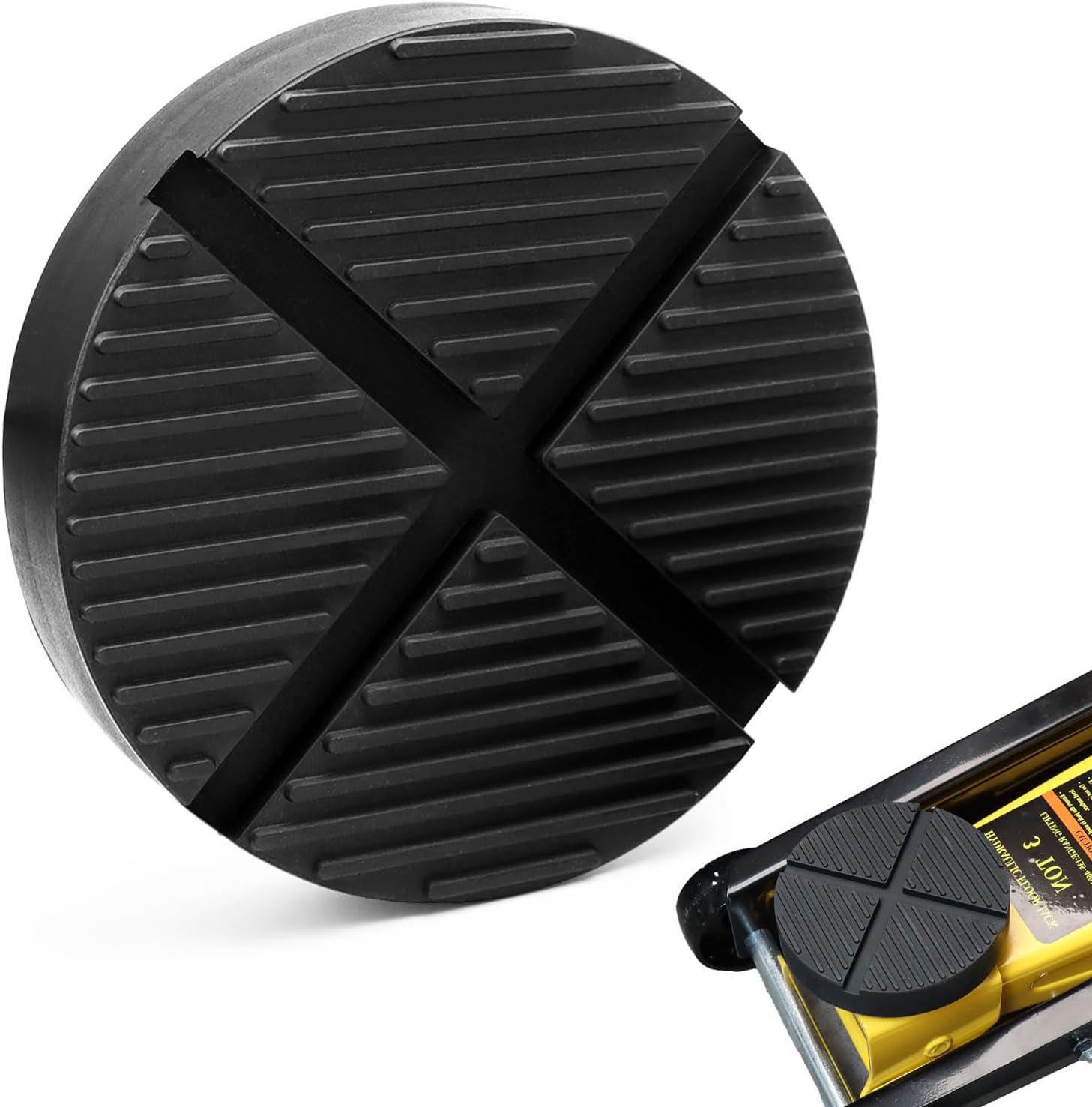 Floor Jack Rubber Pad, Durable Cushion Jack Pad