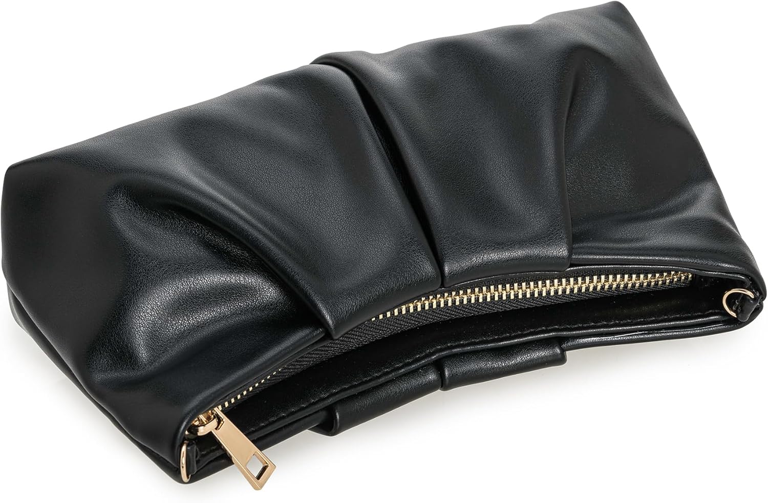 CHARMING TAILOR Women Clutch Bag Dressy Formal Handbag Pleated PU Clutch Purse for Cocktail Prom Wedding Party | Dressy, Formal, Pleated, PU, for Cocktail, Prom, Wedding Party - Image 5