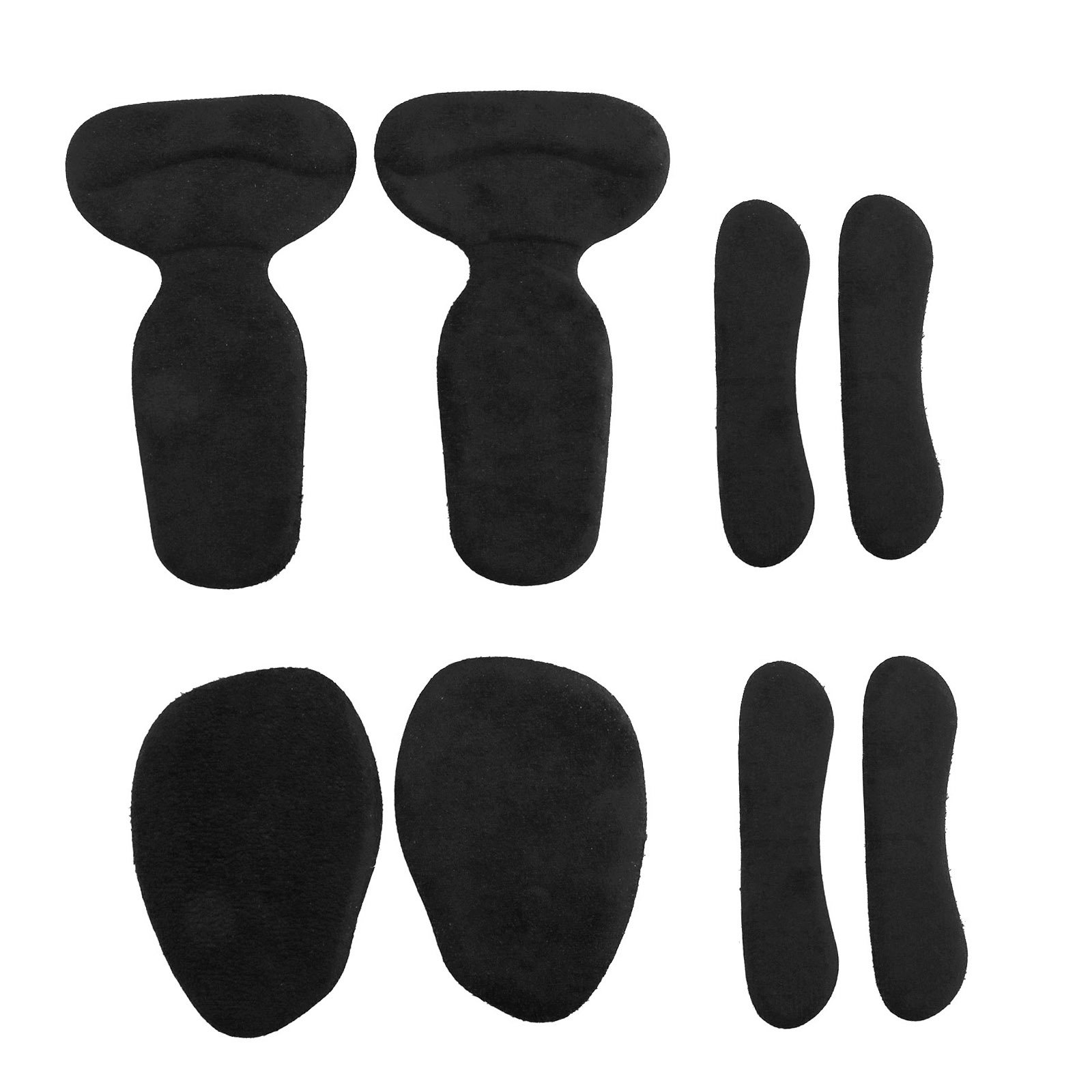 Creative Idear8pcs High Heel Grips Pads Black High Heel Inserts Heel Grips Anti Slip Shoe Cushion