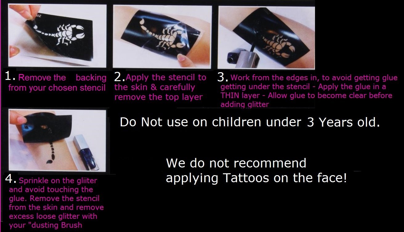 Ladybug c2 Temporary Tattoos : Beauty & Personal Care