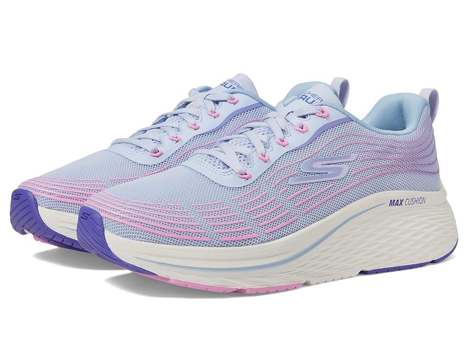 SKECHERS Max Cushioning Elite 2.0 (Light Blue/Pink) Women's Shoes INTERNATIONAL SHIPPING