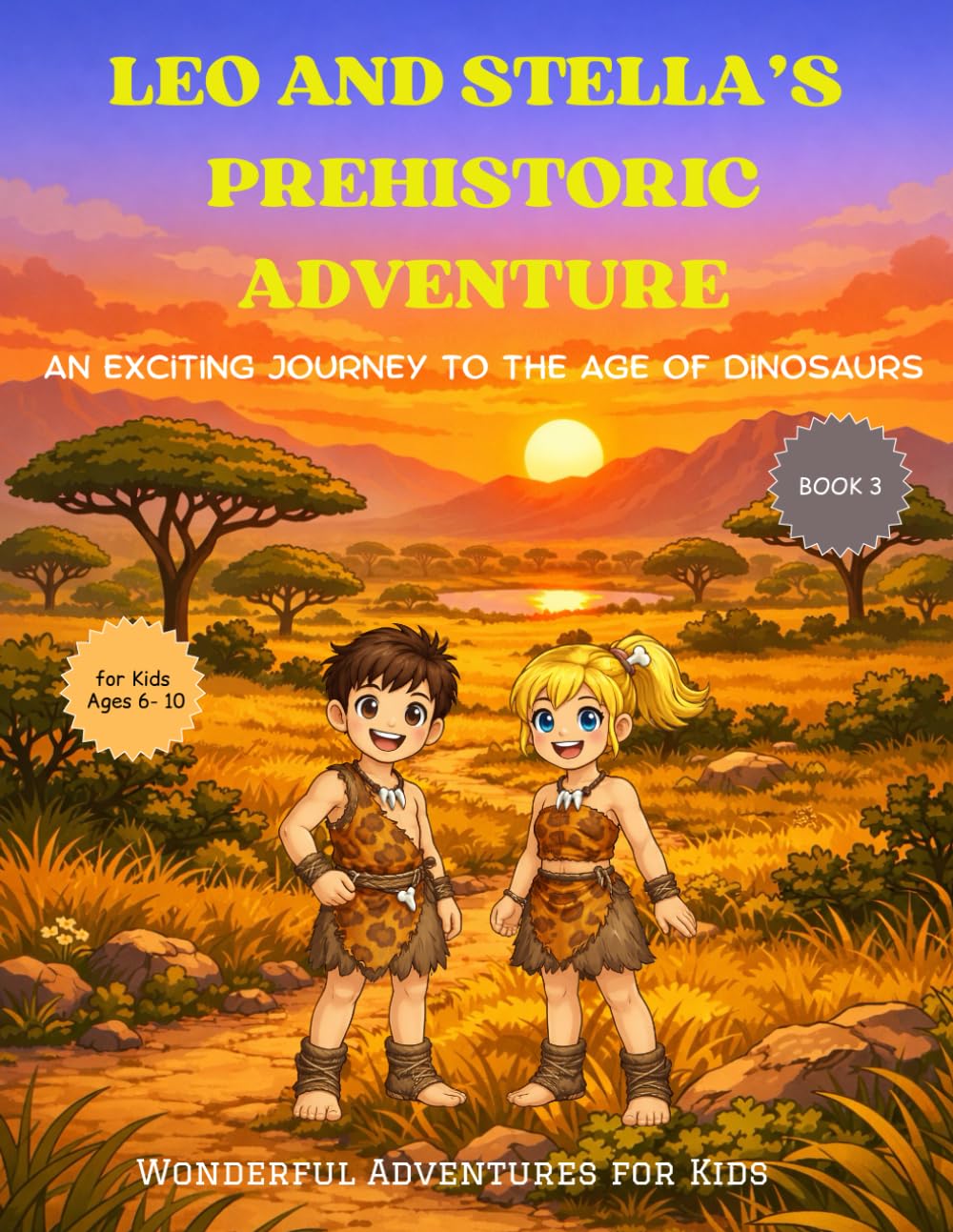 Leo and Stella’s Prehistoric Adventure:A fun dinosaur journey for kids ages 6–10: An Exciting Journey to the Age of Dinosaurs (Leo & Stella Adventure Series)