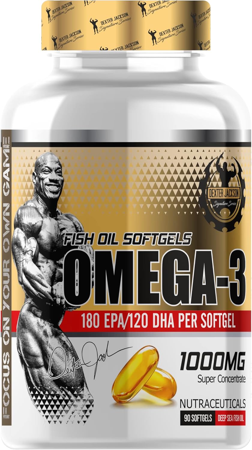 DEXTER JACKSON Gold Series Omega-3 1000mg | 90 Softgels | 90 Serving
