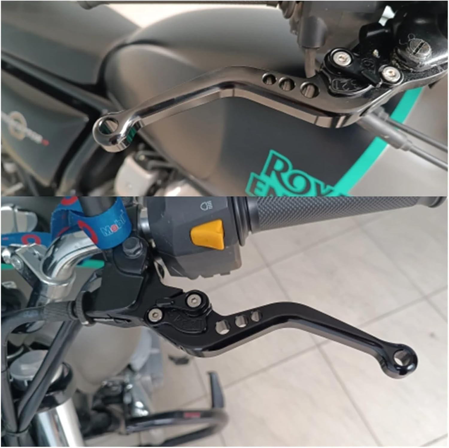 Motorbike Brake Lever Clutch Lever for Interceptor 650 Adjustable Motorcycle Brake Clutch Lever Motorbike Brake Clutch Levers Grips Brake Clutch Levers