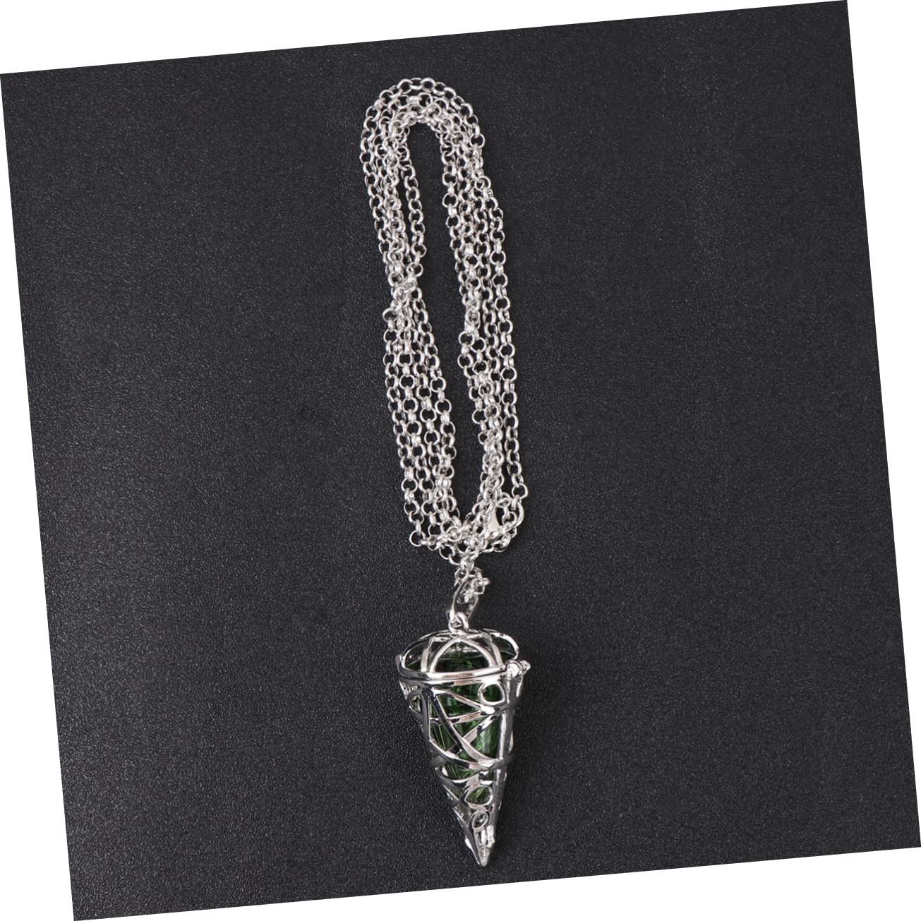 GALPADA Pendente Conico Collane Girocollo Da Donna Gioielli Pendente Scavato Collana Di Aromaterapia Ciondolo Olio Essenziale Collane Di Coppia Diffusori Per Oli Essenziali