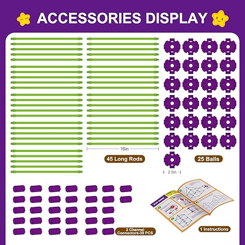 Miniatura 81 de Kit de construcción de fortalezas para niños, juguetes de construcción STEM, regalo educativo para niños y niñas de 3 a 12 años, juego creativo