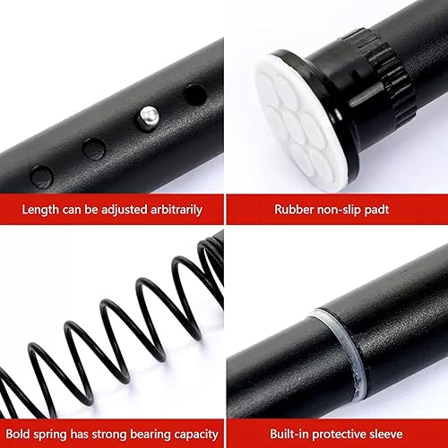 Miniatura 5 de Simple Houseware - Perchero para ropa de grado comercial, resistente, desmontable, montado en la pared, color negro, fácil de instalar