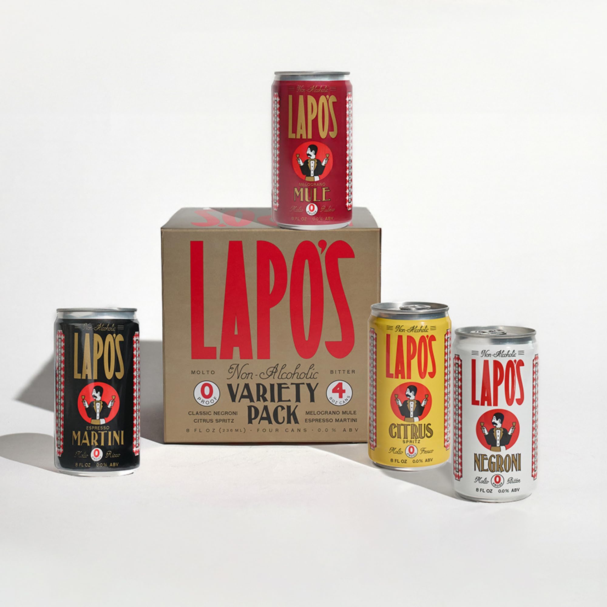 Amazon.com : Lapo's Mocktail Variety Pack, Includes Espresso