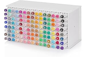 Craft Marker Storage Organizer - 120 Slots, White
