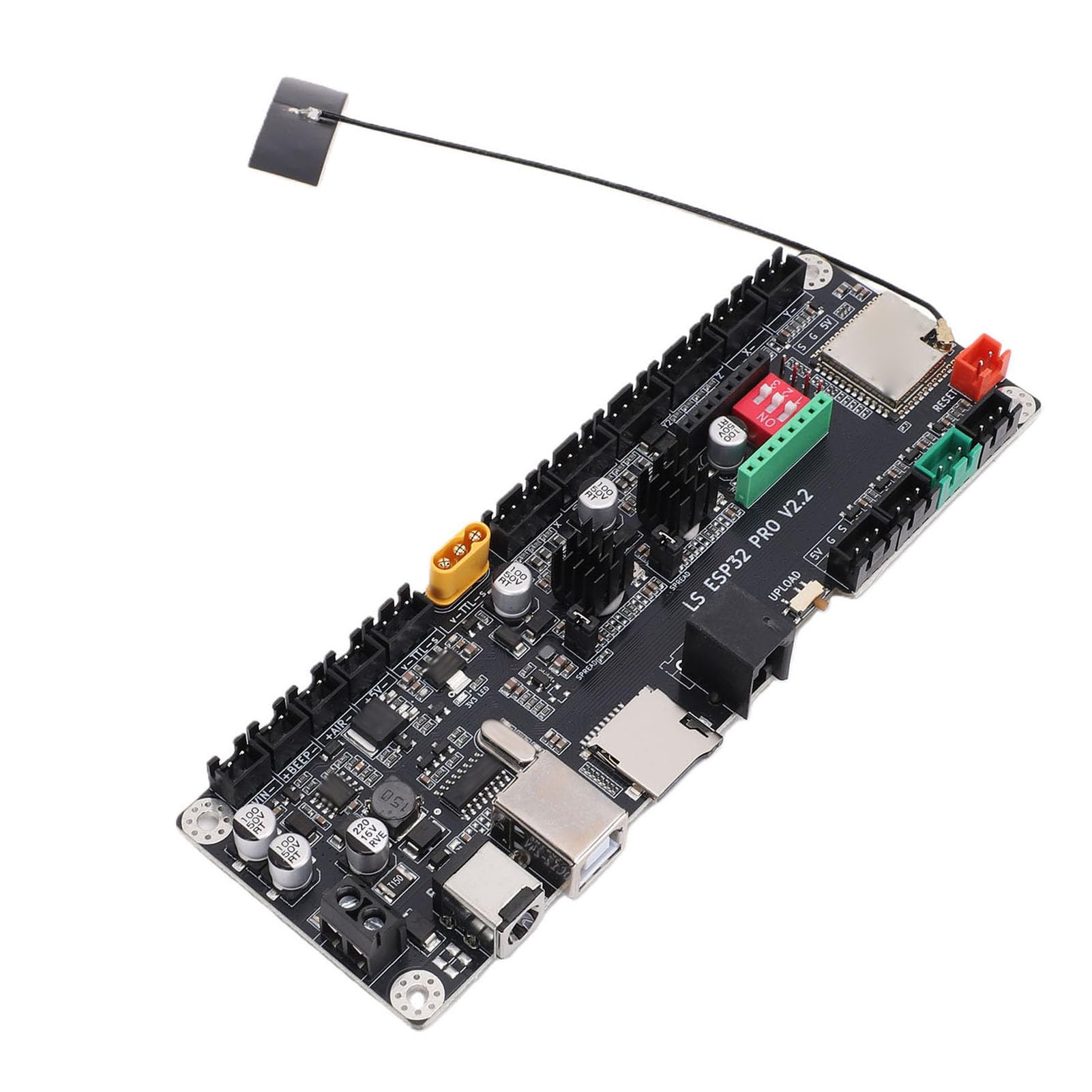 Zunate Carte Mère ESP32 pour Machine de Gravure, Carte de Contrôle 50 W 32 Bits Double Cœur 240 MHz avec Pilote Silencieux TMC2209 et connectivité Wi-Fi et Bluetooth, pour Graveur CNC