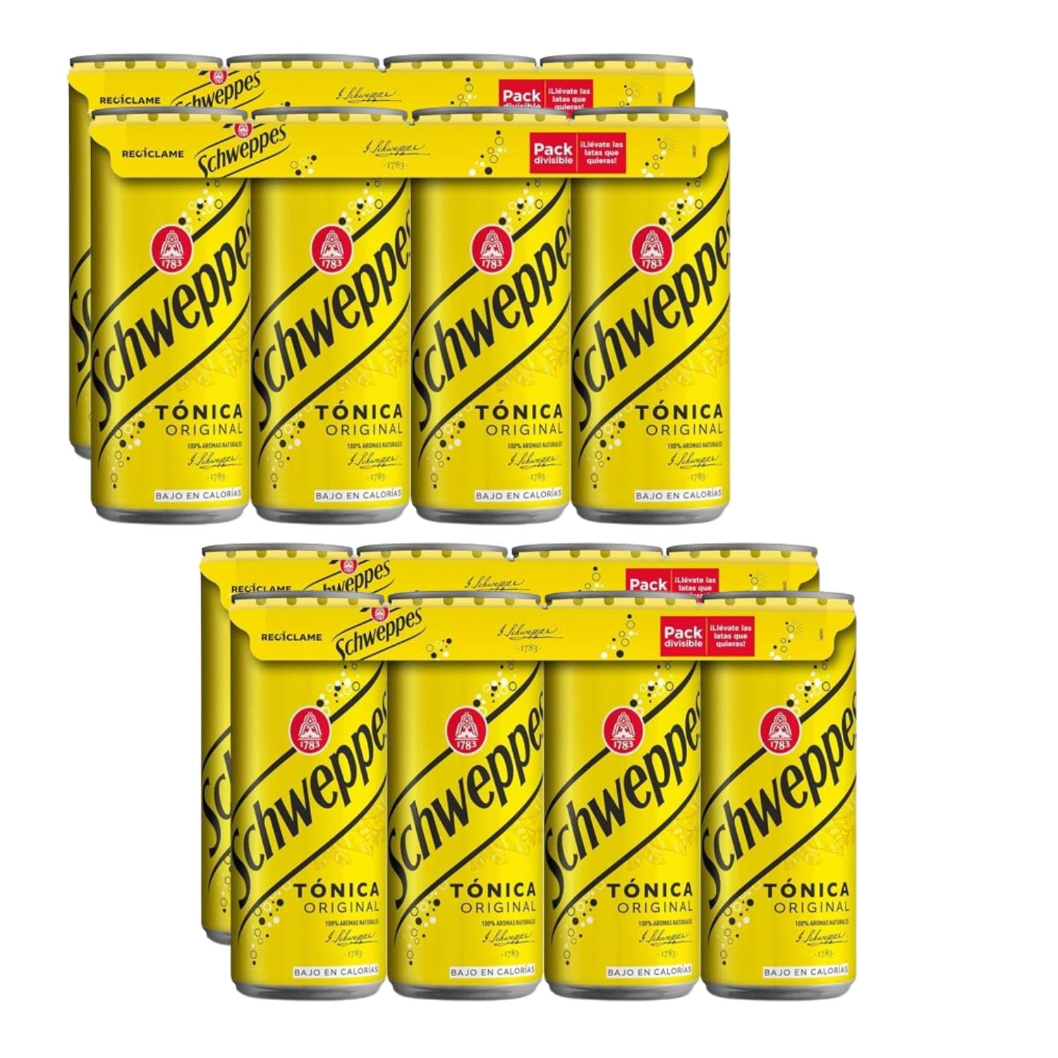 UBOON - Tónica Original, Bebida Refrescante - Lata, Pack 24 x33cl