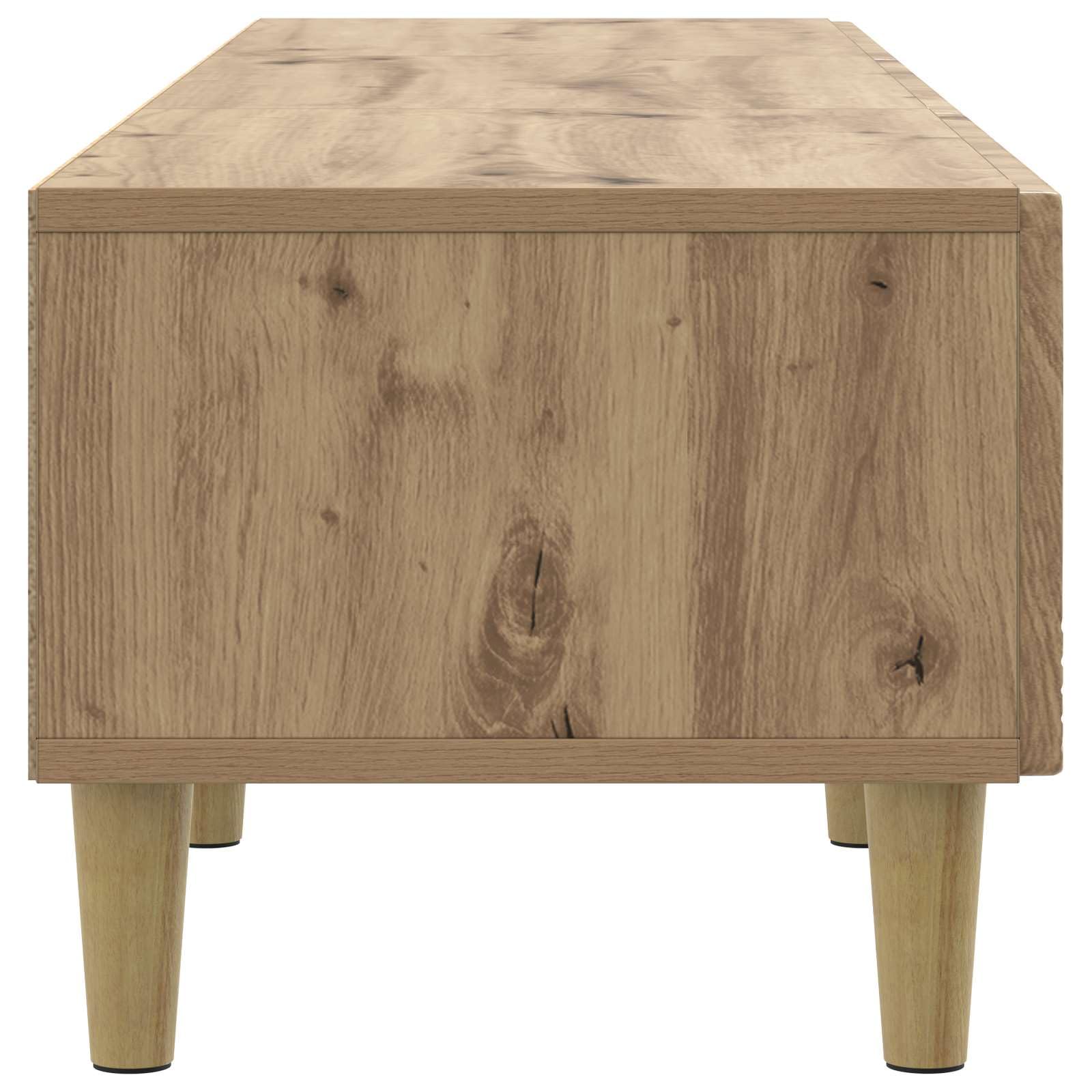 Hothingwell TV-Bank, 147 x 34,5 x 30 cm, aus Holz | Vintage-Stil; Aufbewahrungsschubladen; einfache Pflege mit feuchtem Tuch; für Wohnzimmer