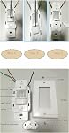 Sensky Motion Sensor Switch, Occupancy Sensor Switch, BS033C Wall Sensor Switch, 110V Neutral Wire Required, White