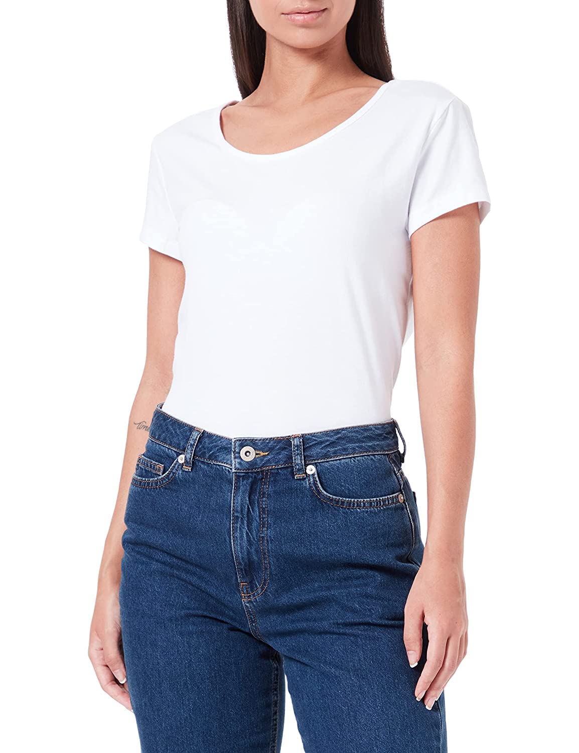 Only Onllive Love S/S O-Neck Top Jrs Blouse para Mujer