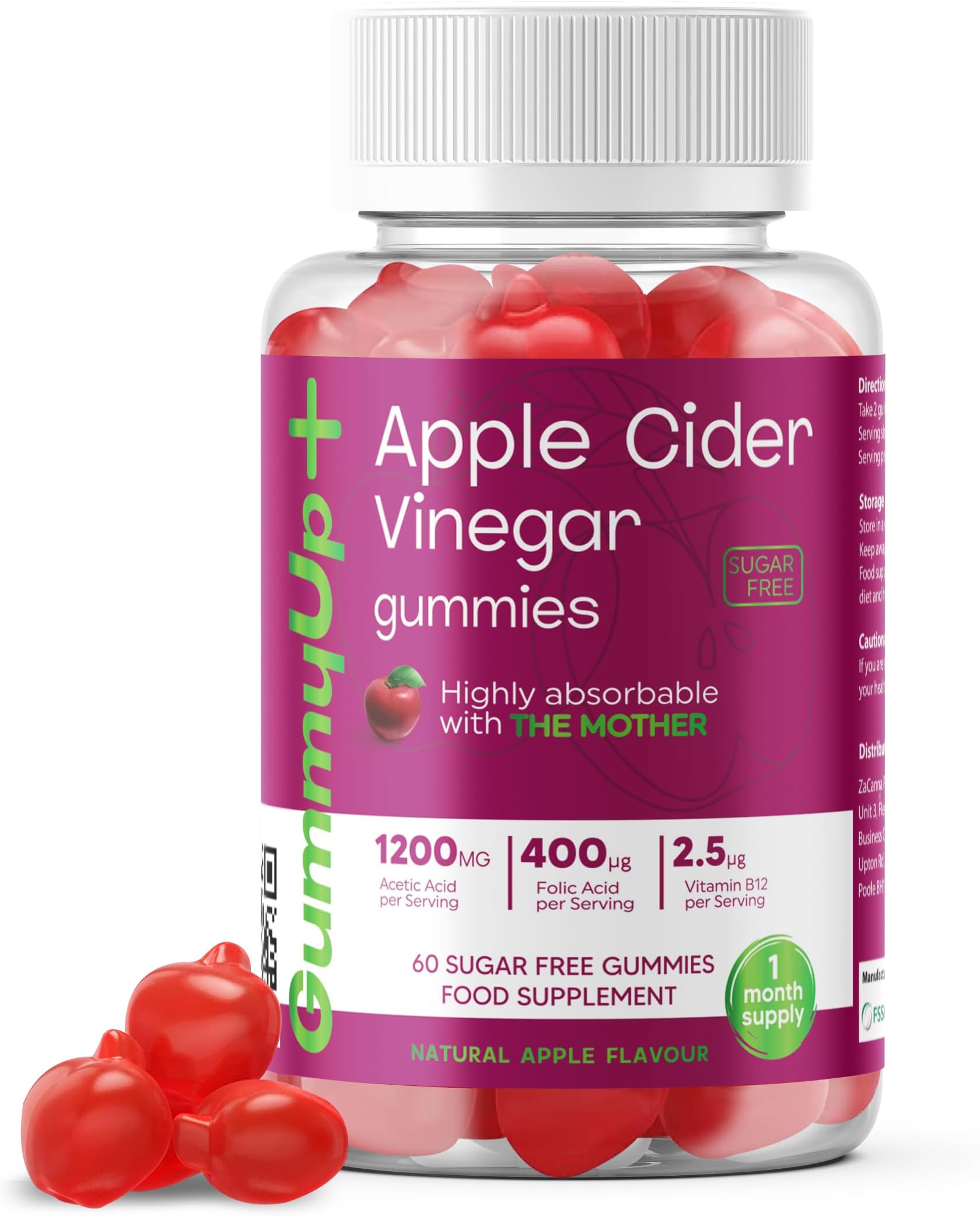 Apple Cider Vinegar Gummies with 'The Mother'