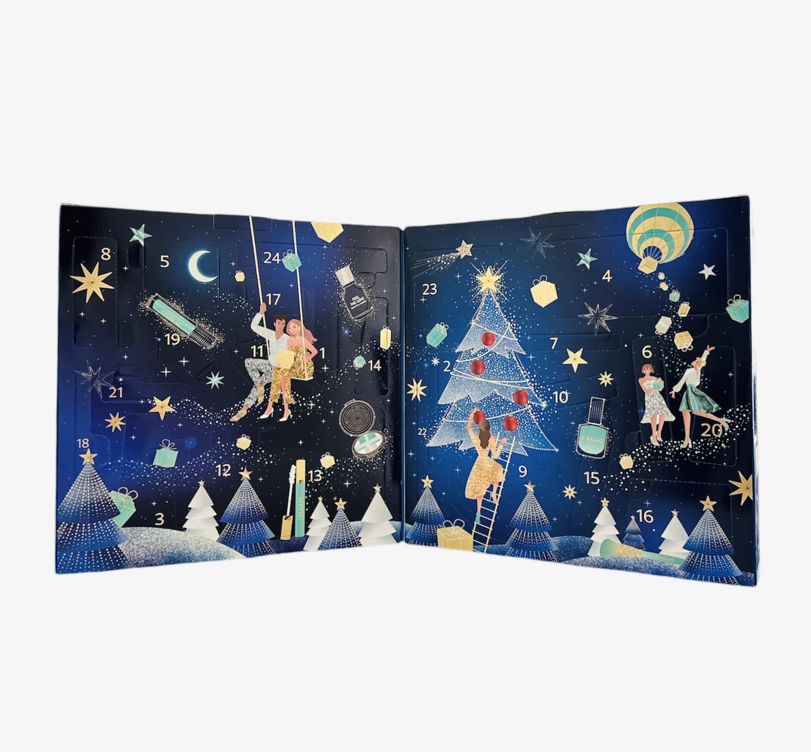 DOUGLAS ADVENTSKALENDER 2024 CHRISTMAS BEAUTY PFLEGE & MAKE-UP ADVENT CALENDAR FRAUEN + MÄDCHEN ADVENT KALENDER - 24 PFLEGE & MAKE UP HIGHLIGHTS FÜR DAMEN - PFLEGE - KOSMETIK - LIMITIERT - BLAU
