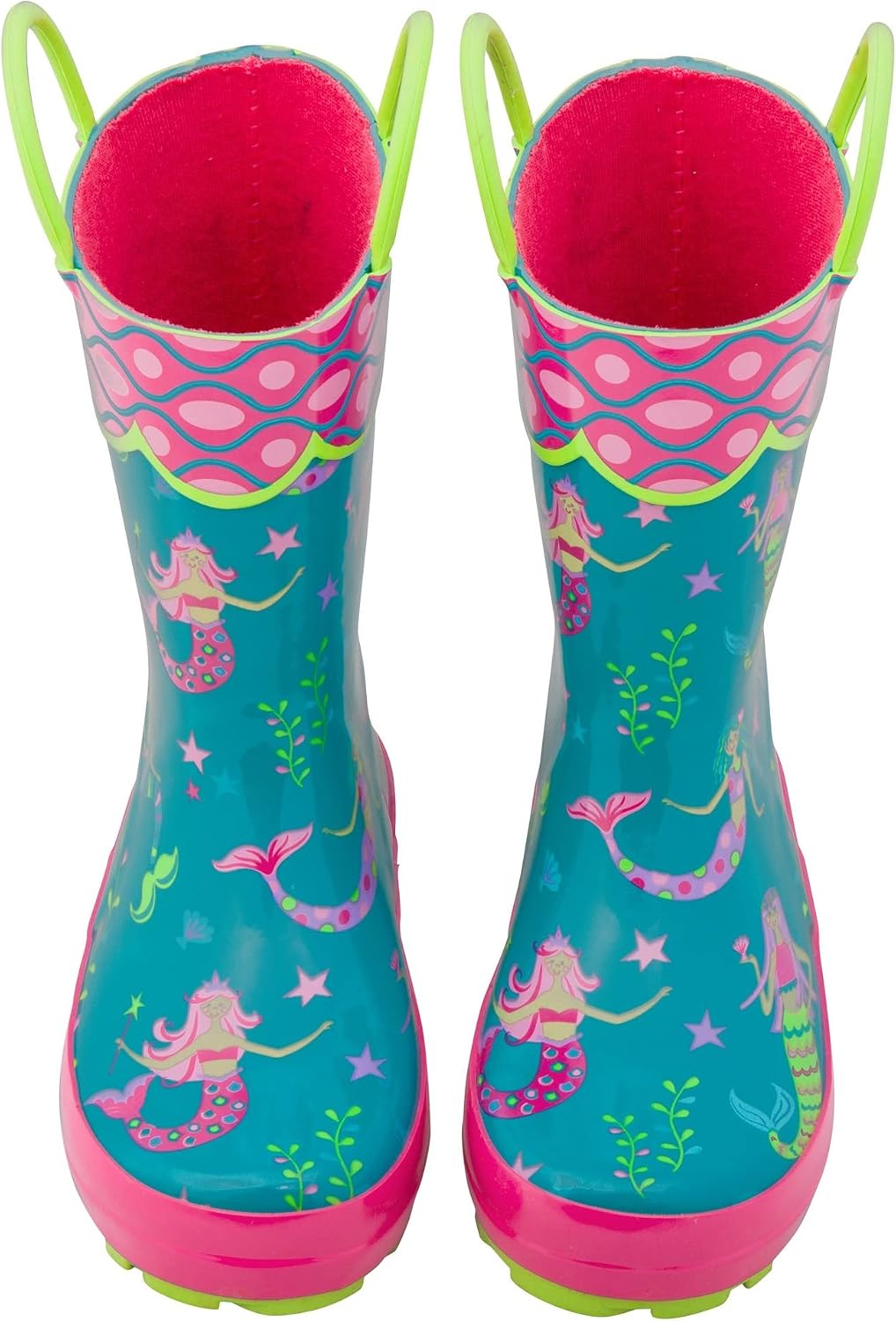 Stephen Joseph Girls All Over Print Rain Boots