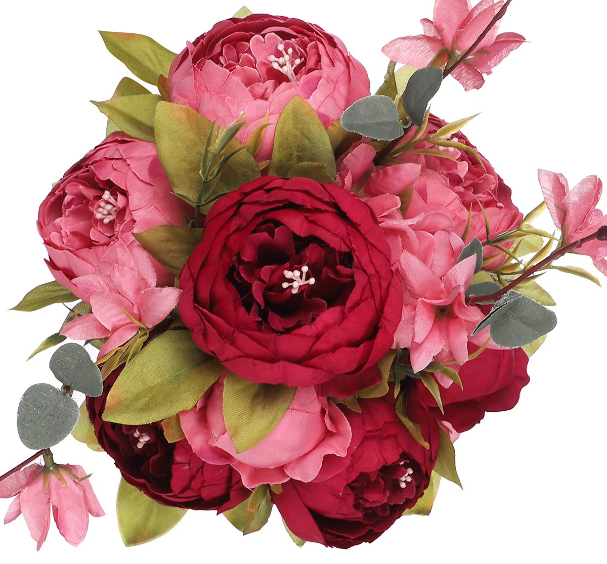Buy Kimura's Cabin Fake Peonies Faux Flower Vintage Artificial Peony
