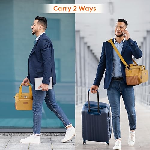 Miniatura 202 de Lifewit Bolsa de Almuerzo Mediana Aislada Caja de Almuerzo Hielera Suave Bolsa Refrigerante para Adultos Hombres Mujeres, Gris 12 Latas (9L)