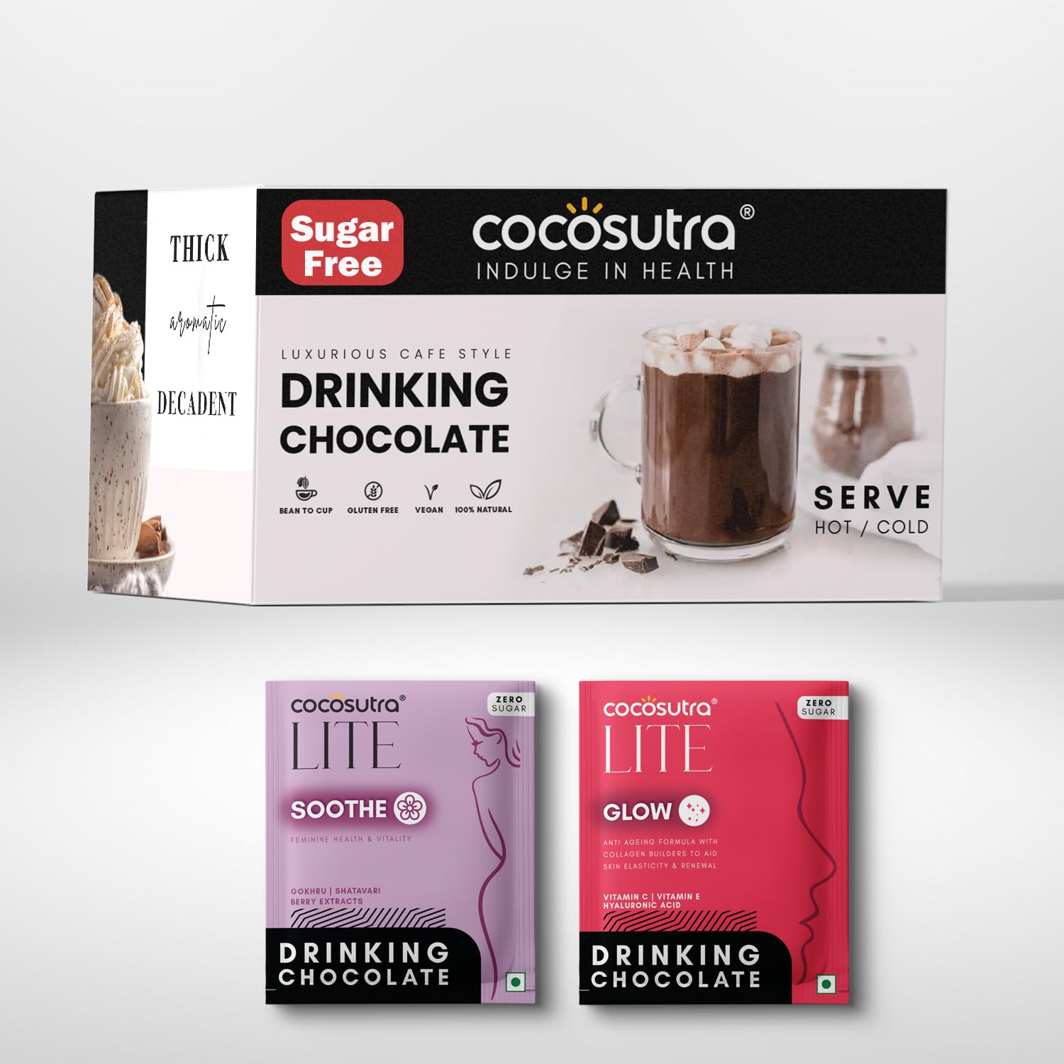 See full amazon price history chart for Cocosutra SOOTHE & GLOW Sugar Free Drinking Chocolate Hamper | 2 * 10 Single Serve Sachets | For Feminine Health & Skin Renewal | Low Carb, Low Calorie | Stevia & Erythritol based | 400g Cocosutra SOOTHE & GLOW Sugar Free Drinking Chocolate Hamper | 2 * 10 Single Serve Sachets | For Feminine Health & Skin Renewal | Low Carb, Low Calorie | Stevia & Erythritol based | 400g (B0CLY62VBS) Amazon Price History, Amazon Price Tracker