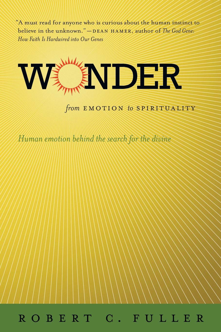 Wonder: From Emotion to Spirituality