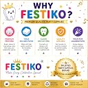 Festiko® My First Tooth Combo - 10 Pcs (Banner + Cake & Cupcake Toppers), Decoration Items for Baby, 1st Tooth Photoshoot gallery image