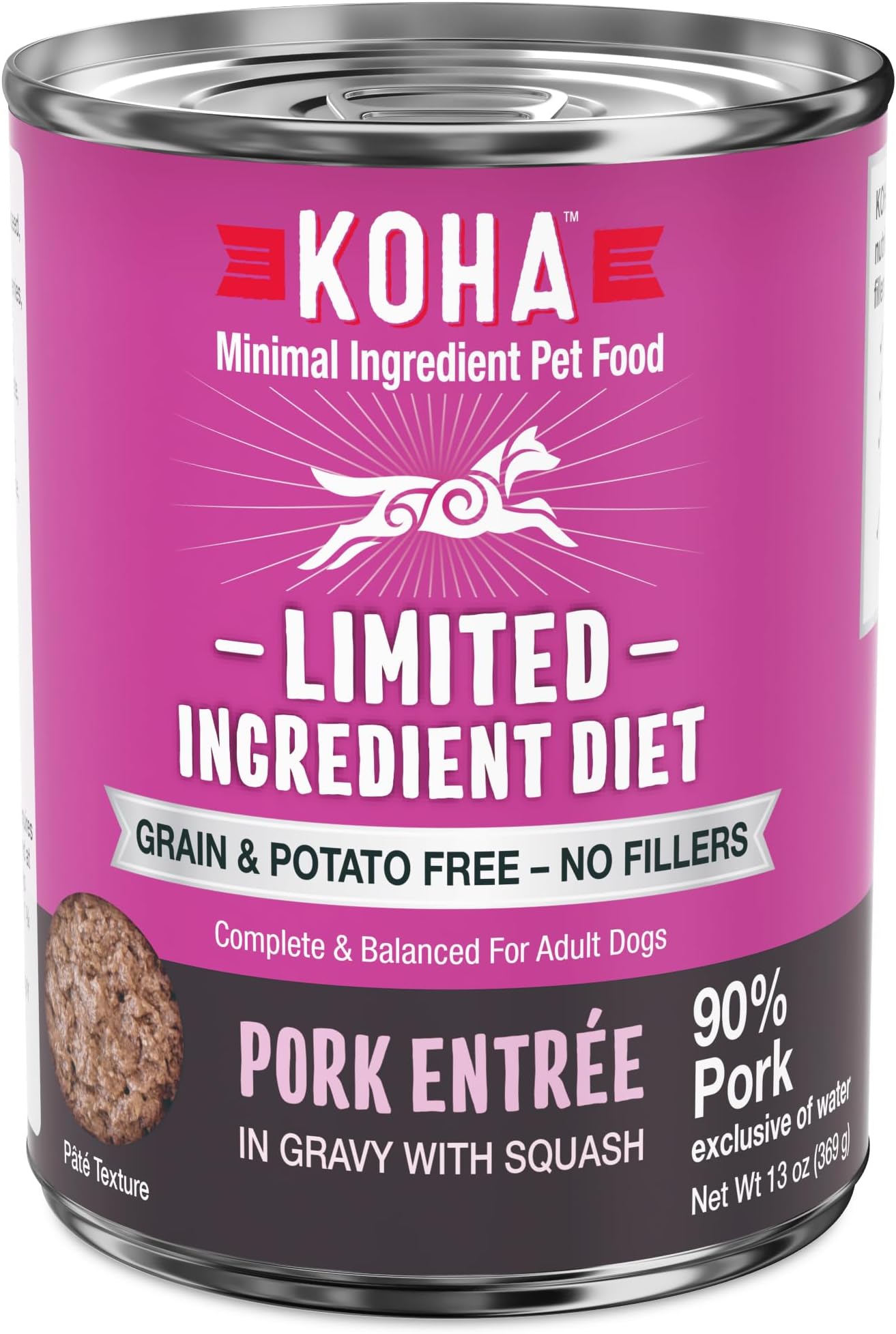 KOHA Lone Star Brisket Stew for Dogs with Beef, High