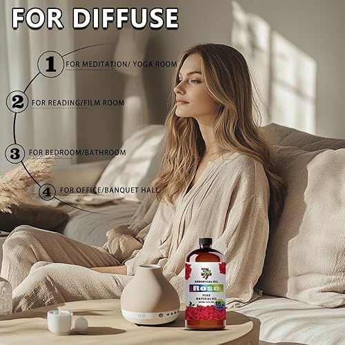 Miniatura 176 de Aceite esencial de sándalo (4 oz/4.1 fl oz) — Aceites de sándalo para aromaterapia, difusores, humidificadores, fragancias para el hogar, cuidado