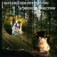 Vista 6 de 100Pack -1ml Luer lock Syringes with 23Ga(1inch) Needles, Individually Packaging Disposable Plastic Syringes and Needles for Scientific Labs