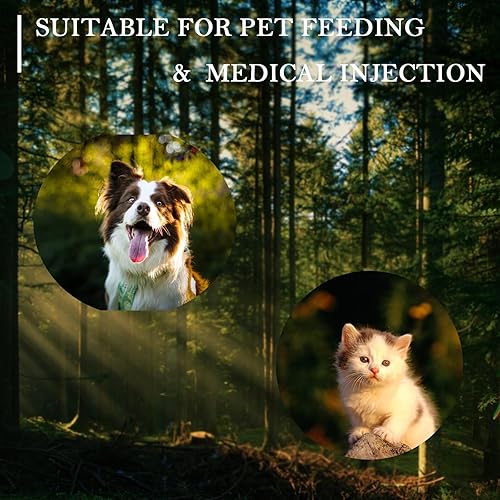 Miniatura 6 de Paquete de 50 jeringas Luer Lock de 0.0 fl oz con agujas de 25Ga, jeringas y agujas de plástico desechables de embalaje individual para laboratorios