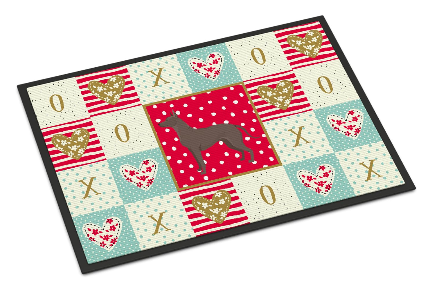 Tapis d'extérieur et intérieur antidérapant Xolo Love lavable 61x91 cm