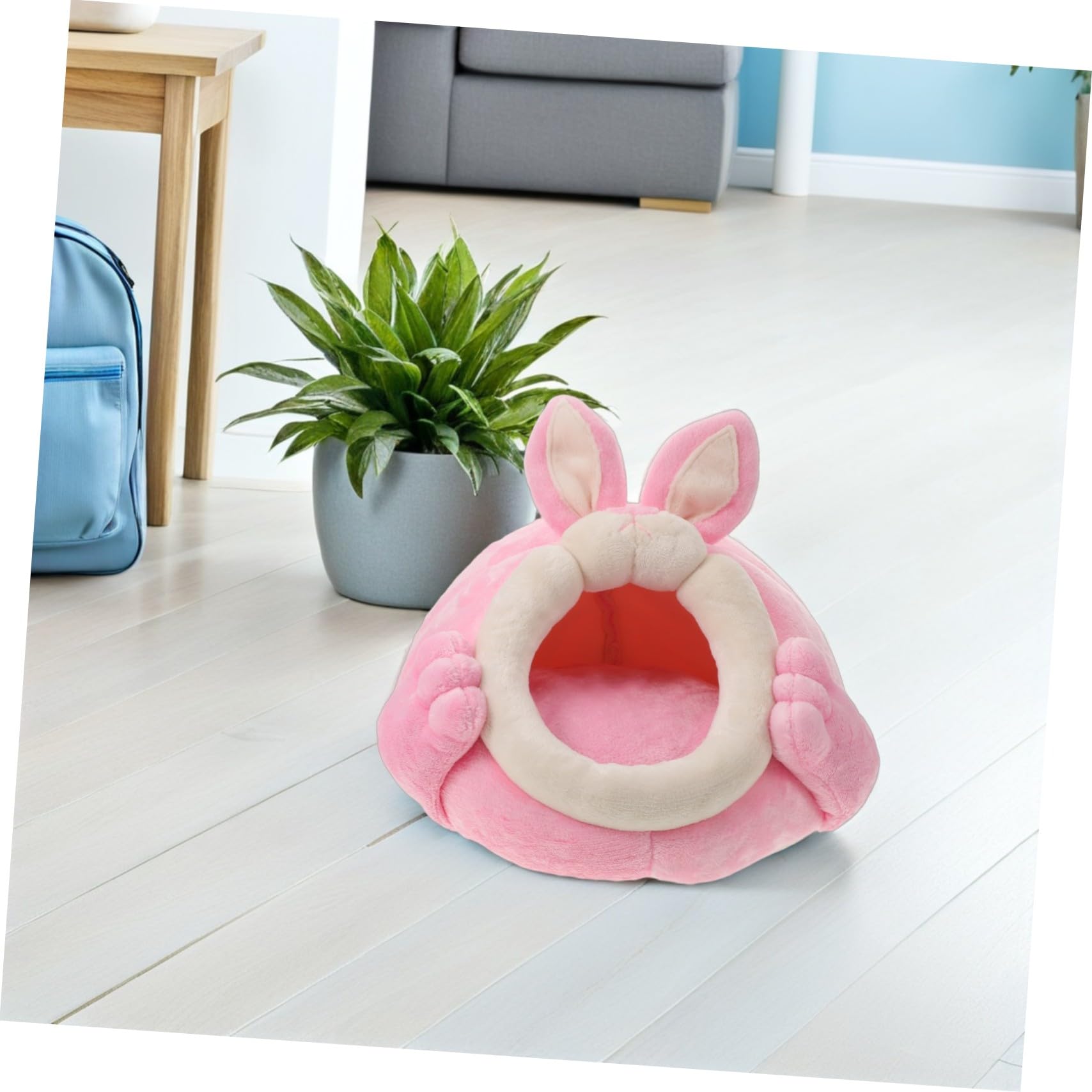HANABASS Hamsterhaus Hamsterversteck Tragbares Kleintiernest Für Kaninchen Meerschweinchen Und Gleithörnchen Warmes Winterbett Für Haustiere