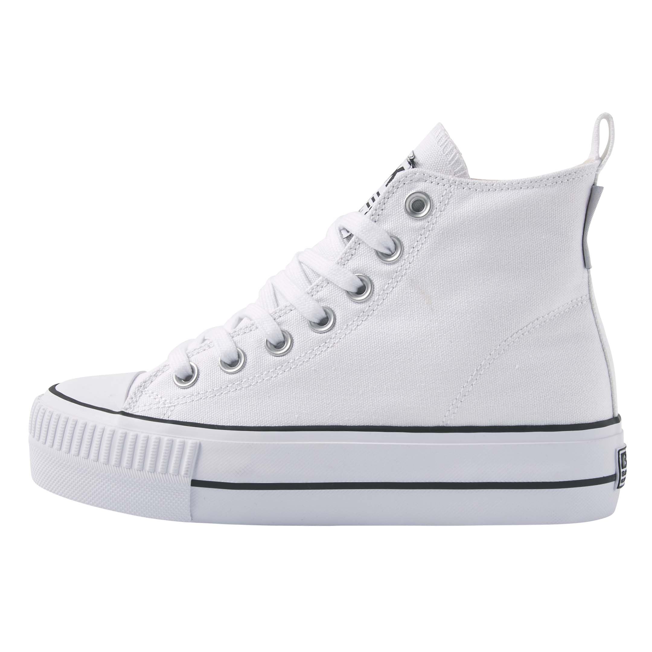 British Knights Women's Kaya MID Trainers, White, 40 EU