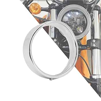 純正】 【黒塗装】バイザースタイル・5.75インチヘッドライト・トリムリング Amazon | 5.75インチ バイザースタイル ヘッドランプ トリム