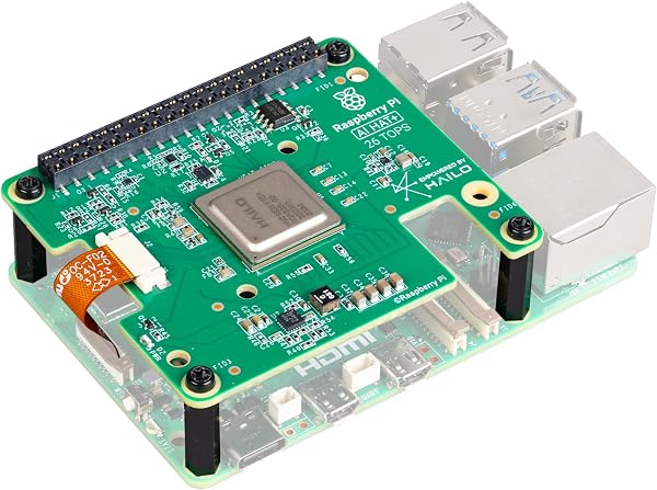 Raspberry Pi AI HAT+ 26 Tops, Hailo-8 Accelerator - 1