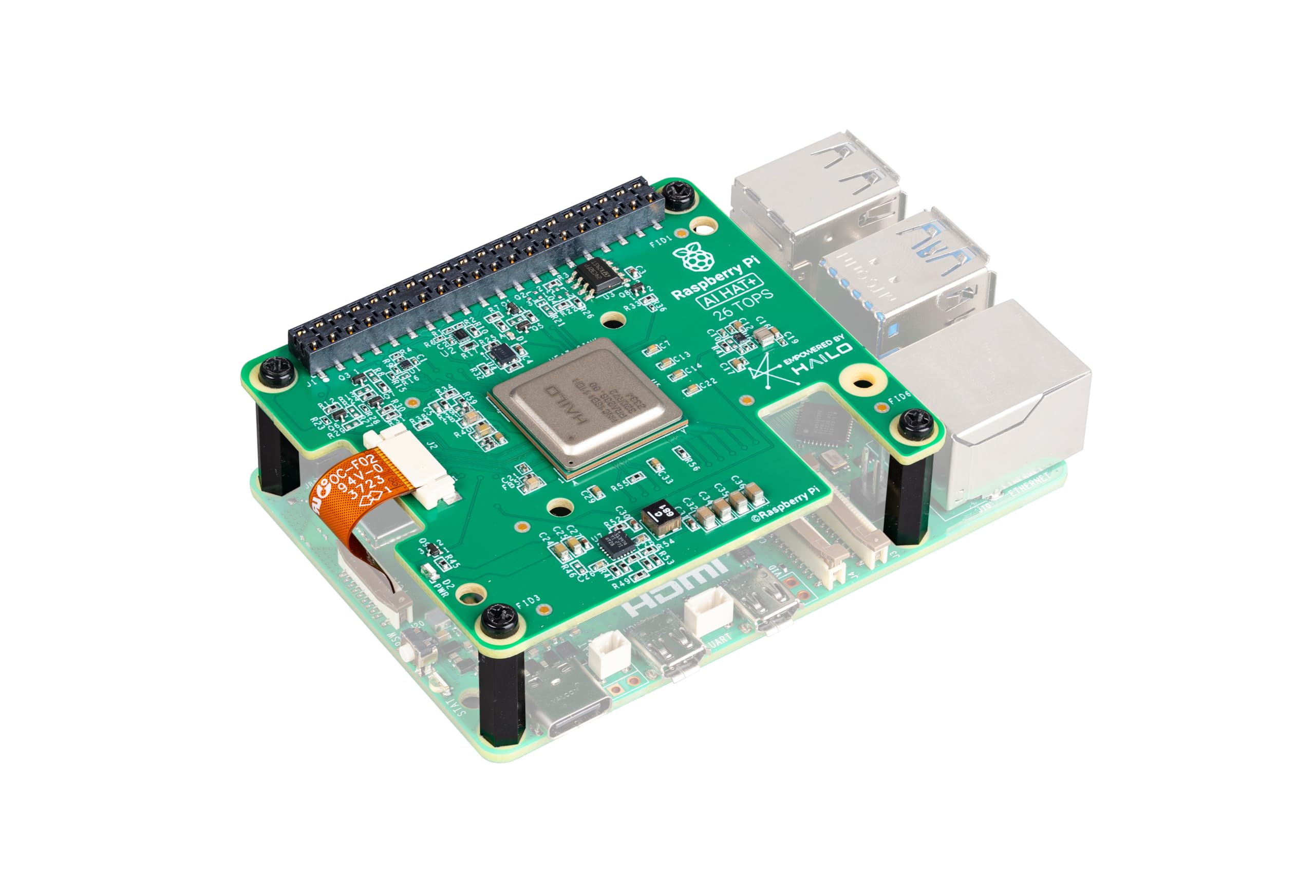 Raspberry Pi AI Hat+ 26 Tops, Hailo-8 Accelerator