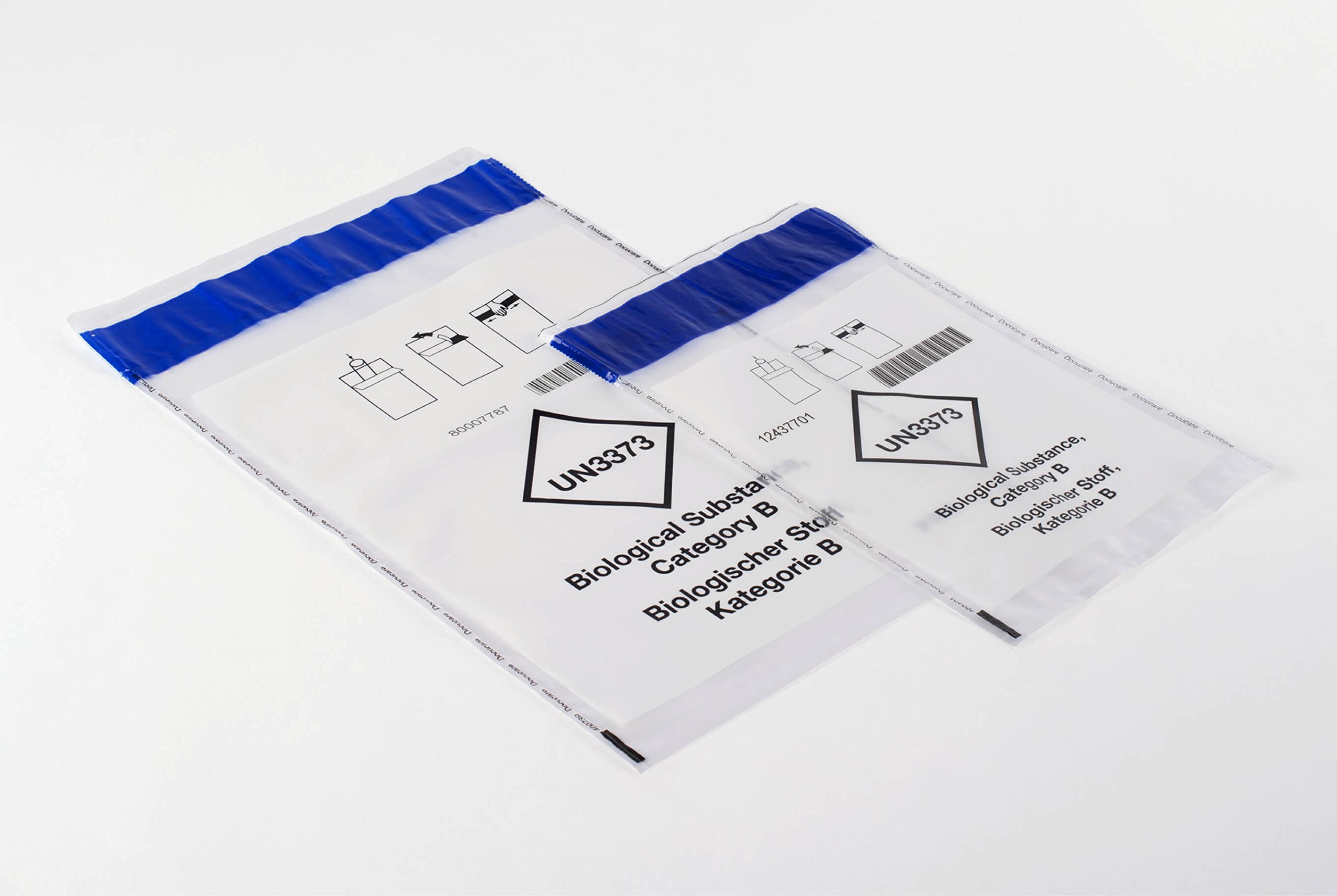 Bolsas de seguridad medianas para muestras, 500 unidades