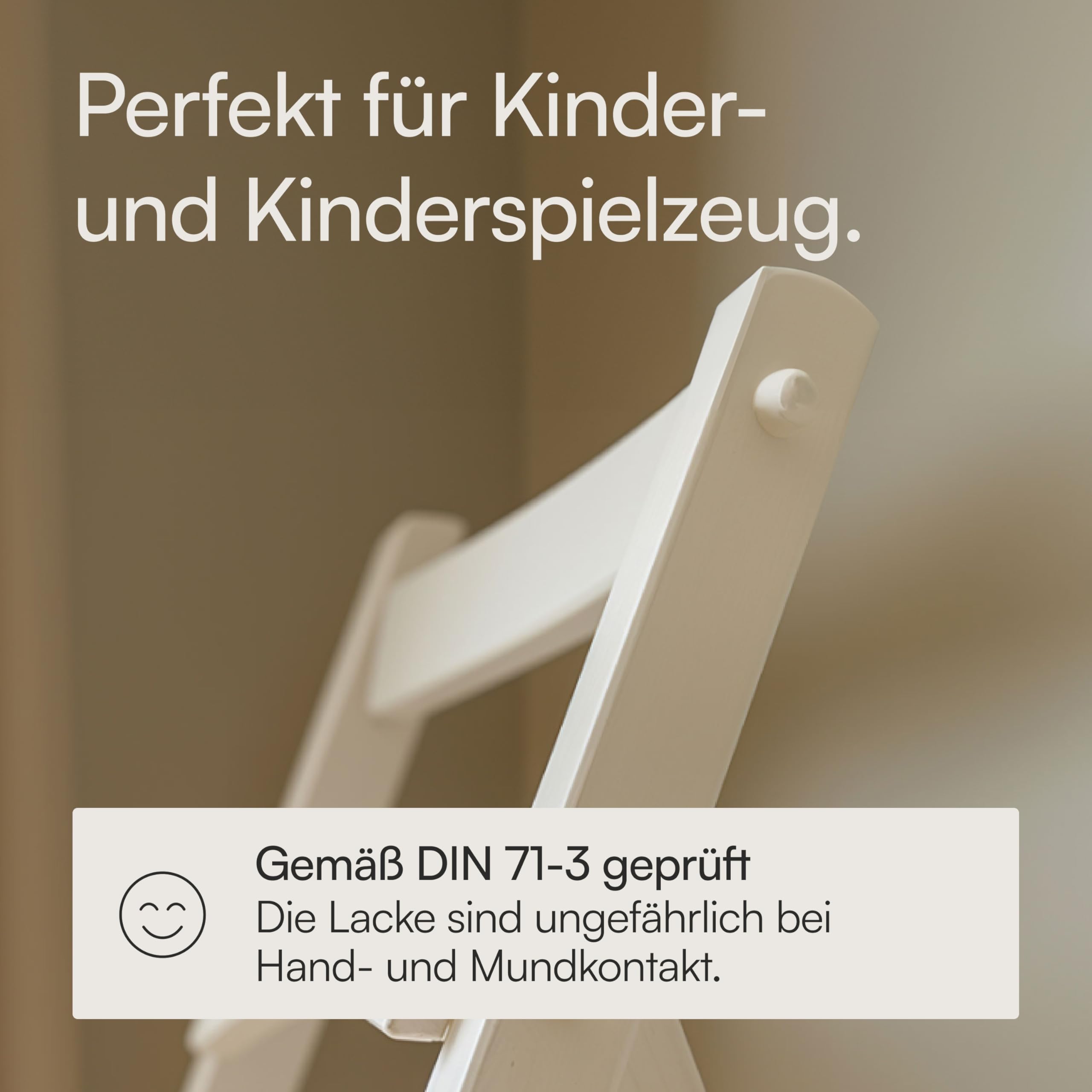 shelfmade Kreidefarbe beige - Elfenbein - Holzfarbe DIY - Holz - Chalk Paint für Möbel matter Look - Holzlack matt