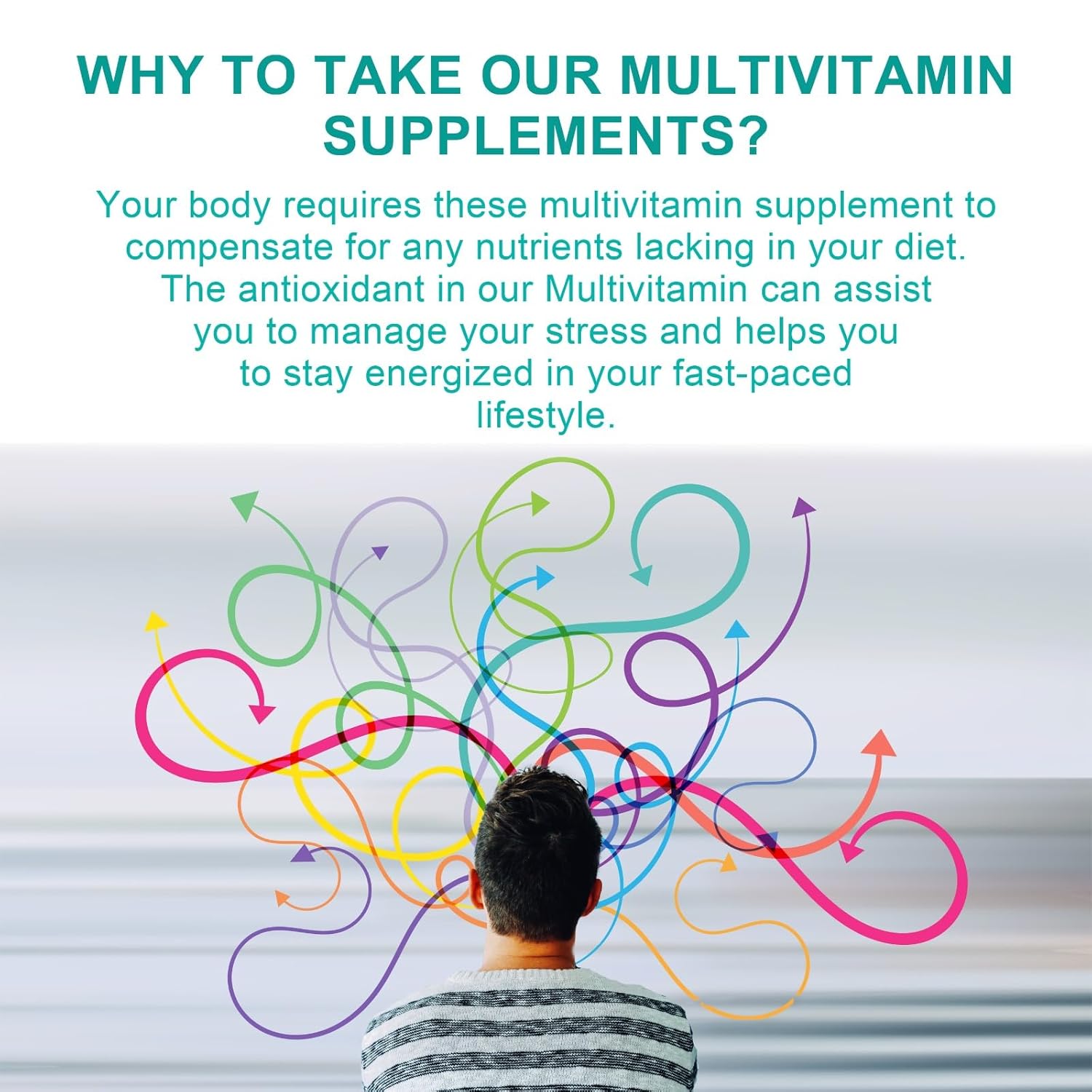 U-LIVA NUTRITION Multivitamin Tablets for Men (60 Tablets) | Biotin, Calcium, Vitamin D3, Vitamin C, Vitamin A, Zinc & 31 Essential Nutrients | Energy, Immunity & Overall Wellness | 3.7 mg U-LIVA NUTRITION Multivitamin Tablets for Men (60 Tablets) | Biotin, Calcium, Vitamin D3, Vitamin C, Vitamin A, Zinc & 31 Essential Nutrients | Energy, Immunity & Overall Wellness | 3.7 mg