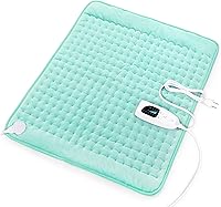 Vista 64 de Almohadillas térmicas eléctricas para espalda, hombros, caliente, para cuello y brazos, abdomen, húmeda para piernas y rodilla, apagado automático
