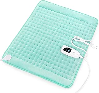 Heating Pad-Electric Heating Pads for Back,Neck,Abdomen,Moist Heated Pad for Shoulder,Knee,Hot Pad for Arms and Legs,Dry&Moist Heat & Auto Shut Off(Babygreen, 20''×24')