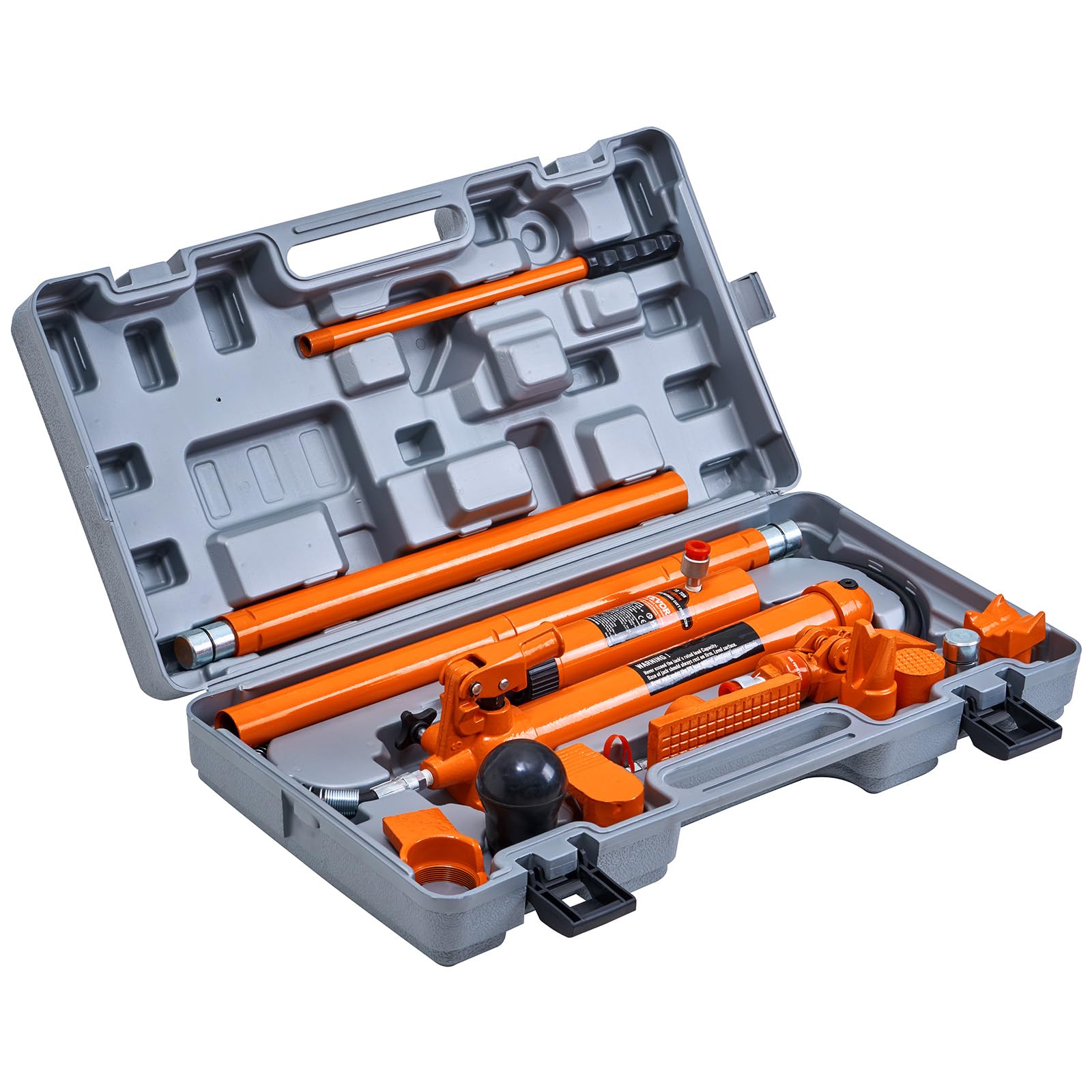 VEVOR Kit de Cilindro Hidráulico 12 T Gato Portátil con Manguera 1,4 m