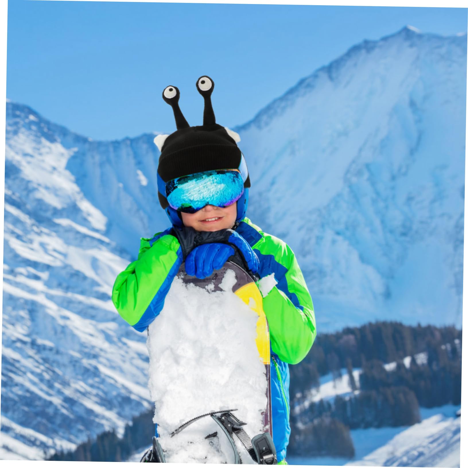 Abaodam Housse de Casque Ski Adulte Enfants Hommes Accessoires Fournitures de Sports de Neige Protecteur de Casque décoratif Housse de Protection Casque Fil