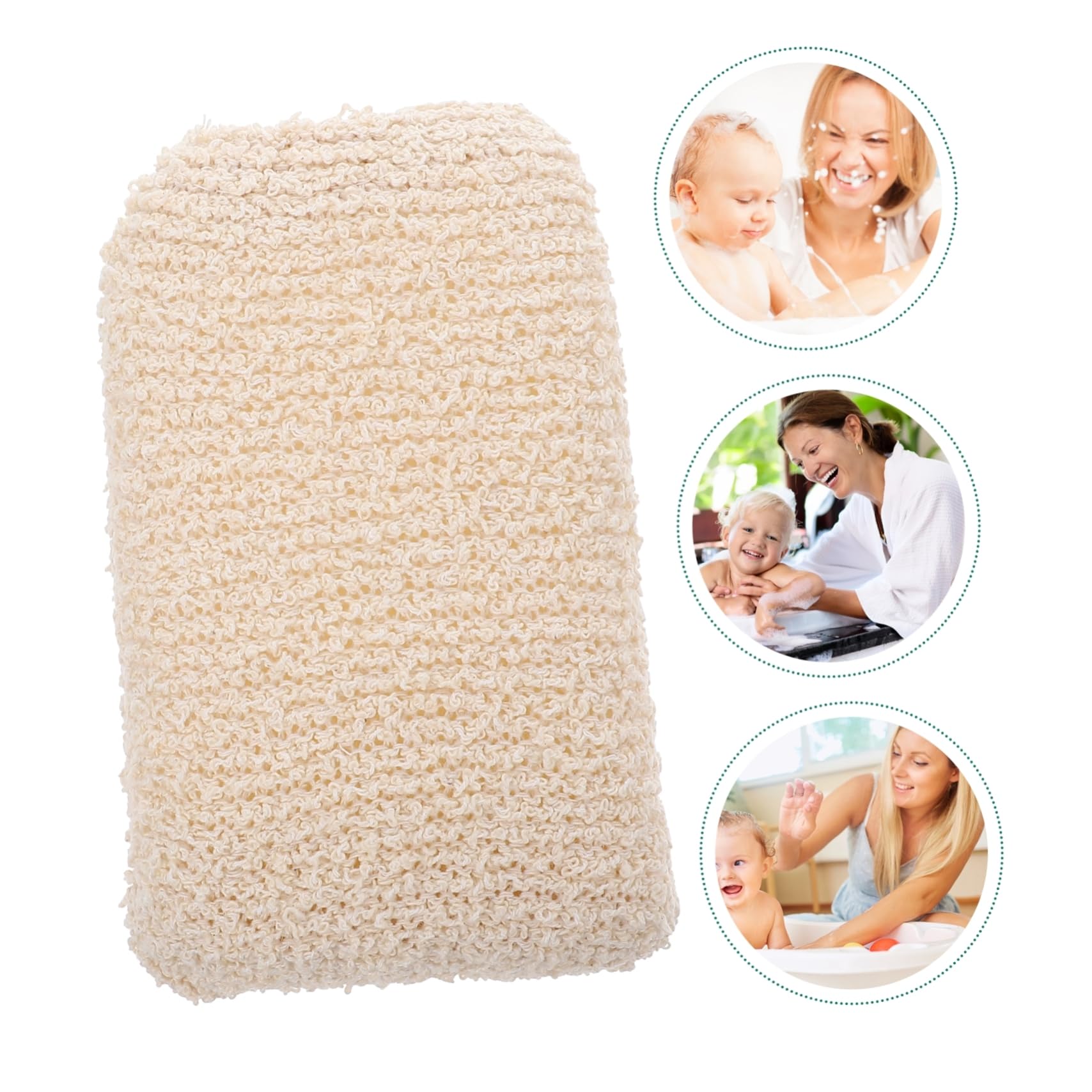 Housoutil 12piezas Esponjas Exfoliantes Para Esponjas De Natural Para y Masajes Cuidado De Bebés