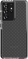 Vista 6 de tech21 Evo Check - Funda antimicrobiana para Samsung S21 + Plus 5G, protección contra caídas de 12 pies, color negro
