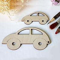 Vista 6 de HOIGON 100 piezas rectangulares de madera sin terminar, hojas de madera de tilo en blanco de 4 x 6 pulgadas, recortes de madera para manualidades